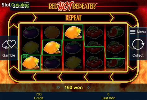 Red Hot Repeater Slot Machine by Greentube .